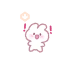 A cute and energetic rabbit 