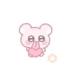 The bear shoots an arrow of love 