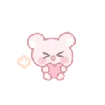 The bear shoots an arrow of love 