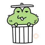 a mischievous frog 
