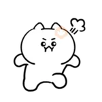 Cute moving kitten sticker 