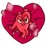 corazón y cerebro graciosos😁 