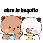 BUBU DUDU COMIENDO 