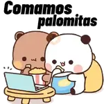 BUBU DUDU COMIENDO 