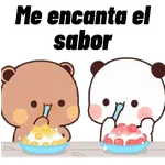 BUBU DUDU COMIENDO 
