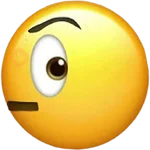 emoji amargado
