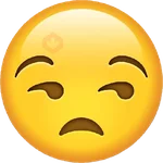 emoji amargado
