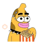 Banana animada 🍌👀 
