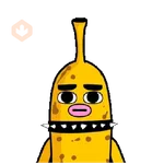 Banana animada 🍌👀 
