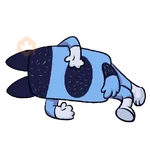 bluey by @honokahope 
