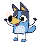 bluey by @honokahope 
