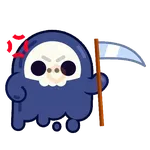 Spooky Halloween cute ghost 
