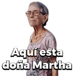 El Rocha y doña Martha 😎 

