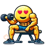 Emoji Olah raga &amp; Gym 
