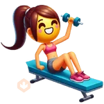 Emoji Olah raga &amp; Gym 
