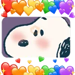 Snoopy amoroso hearts ❤️🦴🐾❤️