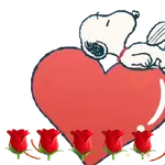 Snoopy amoroso hearts ❤️🦴🐾❤️