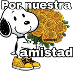 Flores amarillas Snoopy 🐾🌻🌼
