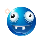 Emoji azul 🔵