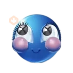 Emoji azul 🔵