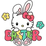 Hello Kitty Happy Easter 🐇