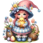 NIÑA DE PASCUA 🎀🥚🐰