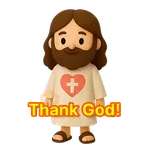 3D Jesus 立體耶穌動態貼圖 - 我愛主耶穌 I Love Jesus