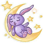 Conejo Cute Pascua 🐰🌸💜