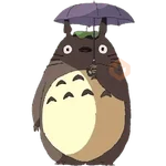Studio Ghibli Totoro Random ⚫