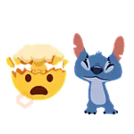 Emoji Bola 🟡 y Stitch Animado