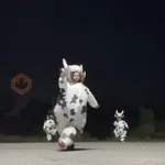 vaca bailando 😎