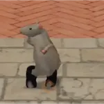 rata bailando Ratón Milton 🐀