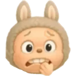 Labubu emoji 🟡🟠🔴🟣