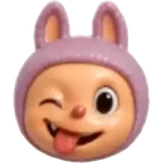 Labubu emoji 🟡🟠🔴🟣