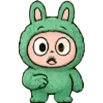 Mood Labubu emoji 🔴🟣🟢🟤🟡