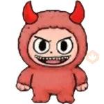 Mood Labubu emoji 🔴🟣🟢🟤🟡