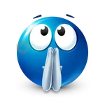Emoji azul -  2 🔵