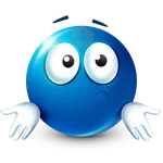 Emoji azul -  2 🔵