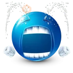 Emoji azul -  2 🔵