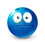 Emoji azul -  2 🔵