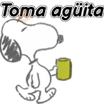 Snoopy animado frases 💬🐾🏠