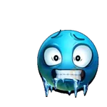 Emoji com frio 🥶