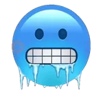Emoji com frio 🥶