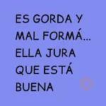 😏ELLA JURA...😑