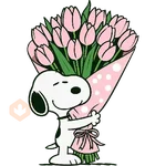 Snoopy Flowers 🌹🌹🌹