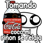 Tomando coca 😎🖤✨