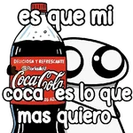 Tomando coca 😎🖤✨