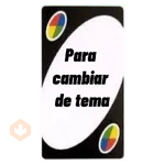 Cambio de tema 🃏✨