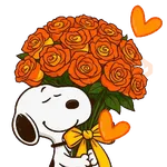 Snoopy rosas mov 🥰🩷✨