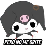 STICKERS DE BEBÉ KUROMI🖤